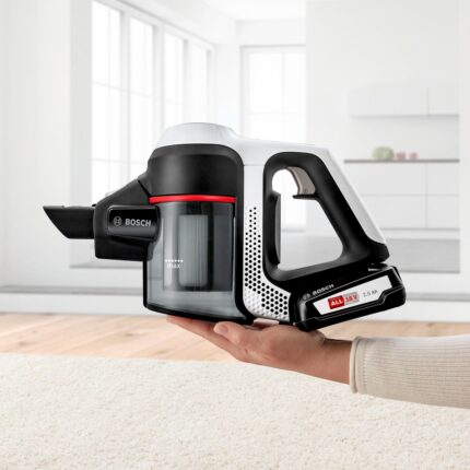 Bosch BCS61113 18V Şarjlı Dikey Süpürge – Hafif Kompakt Tasarım, HEPA ve Siklon Filtre ile Güçlü Temizlik - Görsel 4