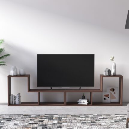 Ruum Store Legon Modüler Tv Ünitesi Kitaplık Orta Sehpa Ceviz