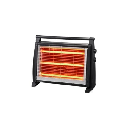 Luxell Elektrikli Quartz Isıtıcı 1800W Metal Gövde Buharlı Devrilme Emniyetli Ev ve Ofis Kullanımı