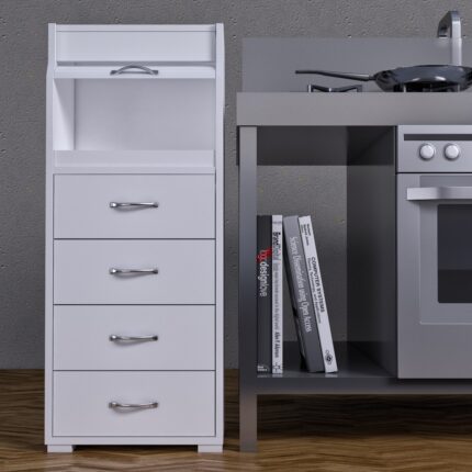 For Home Fora Home Pandora Ekmek Dolabı Ekmeklik Kiler Dolabı Çok Amaçlı Dolap - Görsel 2