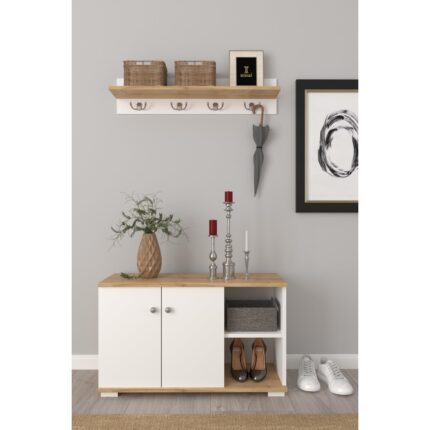 Remaks Suntalam Portmanto E1 Kalite Kanserojen Madde İçermeyen 90x33x52,5 cm Şık Fonksiyonel Tasarım