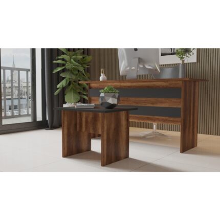 Robin Home Verona B Ofis Sehpası Barok/meşe/beyaz - Görsel 3