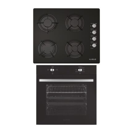 Alveus Yakamoz 2'li Ankastre Set Siyah (GLS640S-MFA604S)