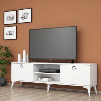 Ferniso Mobilya 160 cm Tv Ünitesi Full Beyaz