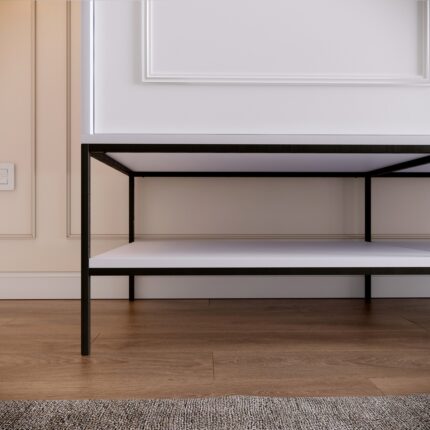 Pasific Home Martin 2 Kapaklı Sürgülü Gardırop Elbise Dolabı,150 cm, Beyaz - Görsel 2