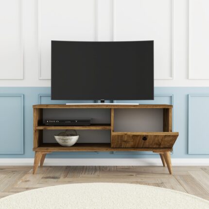 Mezza Retro Tv Ünitesi 90 Cm Amalfi 1550 - Görsel 3