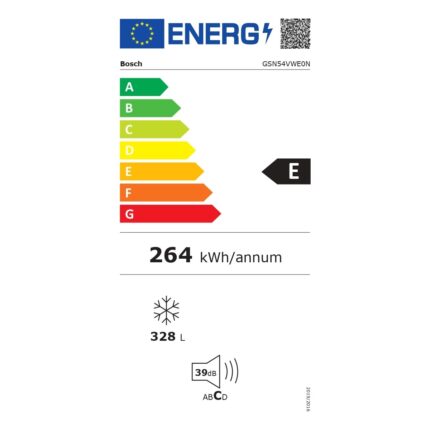 Bosch GSN54VWE0N 328 Lt 7 Çekmeceli Derin Dondurucu Beyaz - Görsel 3