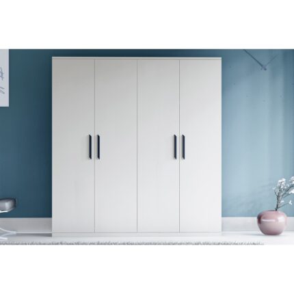 Metalia Gm 050 4 Kapılı Beyaz Gardırop - Görsel 2