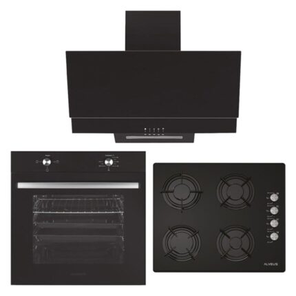 Alveus 850 3'lü Ankastre Set Siyah (AD07-A10-AF850)