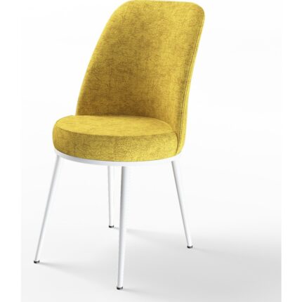 Canisa Concept Han Serisi 70X114, Açılabilir Mdf Mutfak Masa Takımı, Beyaz Masa ve 4 Sandalye - Görsel 3