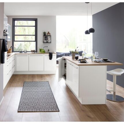 T Designo MDF Suntalam Mutfak Dolabı 150x40x85 cm Tezgahlı Modern Depolama ve Hazırlık Ünitesi - Görsel 4