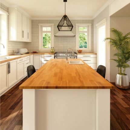 INTERBUILD REAL WOOD Acaciafsc Panel, 1880X914X26 Mm, Altın Tik - Görsel 3