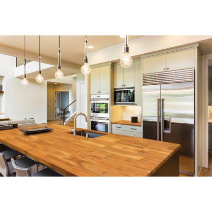 INTERBUILD REAL WOOD Acaciafsc Panel, 1880X914X26 Mm, Altın Tik - Görsel 4