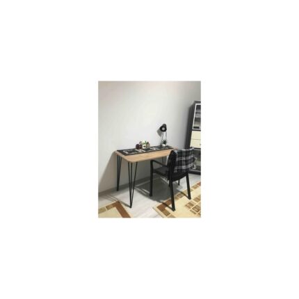 Bambeds Mobilya 60×120 Metal Ayaklı Mutfak Masası Ceviz - Görsel 2