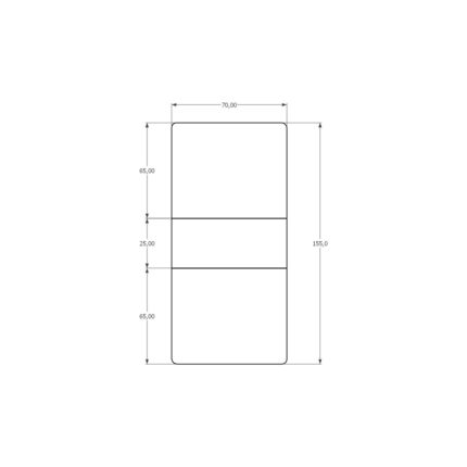 Asra Trend MDF Katlanır Mutfak Yemek Çalışma Masası, Beyaz-Retro Gri, 155×75×70 cm, KM-14 - Görsel 3