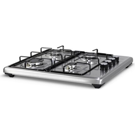 Kumtel Ankastre Set KO-420F DS6-905 Inox 4 Gözü Gazlı Ocak ve Yüksek Emiş Güçlü Sürgülü Davlumbaz - Görsel 2