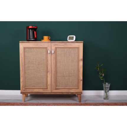 MBK Ahşap Çok Amaçlı Mutfak Dolabı MDF Malzemeden Klasik Tasarım 90x90x35 cm İki Kapaklı