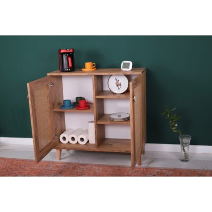 MBK Ahşap Çok Amaçlı Mutfak Dolabı MDF Malzemeden Klasik Tasarım 90x90x35 cm İki Kapaklı - Görsel 5