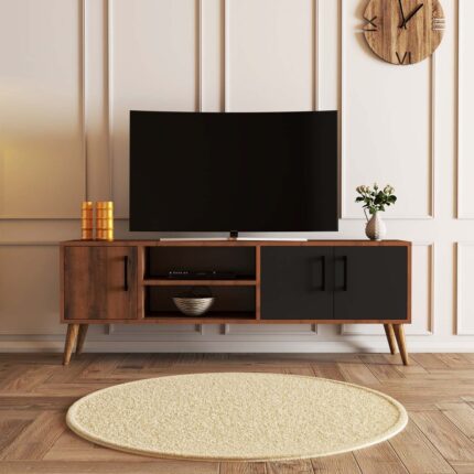 Mezza 1580 Exxen 150 cm Ahşap Ayaklı Tv Ünitesi