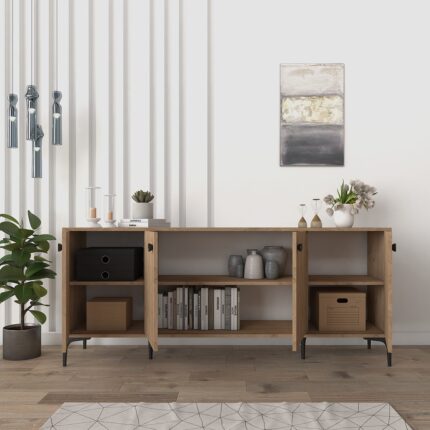 Cool Home Eylül Modern Konsol 180 cm - Sepet - Görsel 2