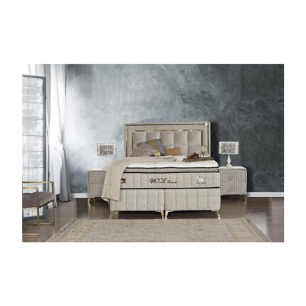 Tutku Yatak Wool Touch Pedli Koyun Yünü Torba ve Paket Yaylı Ortopedik Yatak 160X200