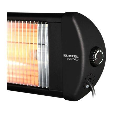 Kumtel 2500W Ecoplus Ayaklı Infrared Siyah Ufo Soba Ayak Hediyeli (Kaliteli Ayak Dahil) - Görsel 3