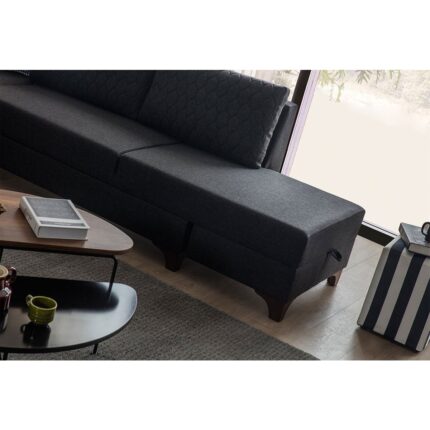 Eymense Loft Köşe Koltuk Takımı Antrasit - Görsel 3