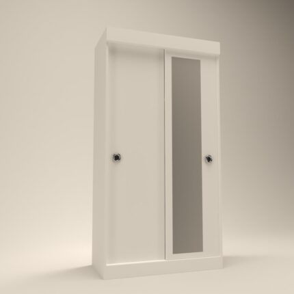 Kenz Life Kenzlife gardırop sürgülü kapaklı kapılı karanfil090 byz aynalı gardolap dolap