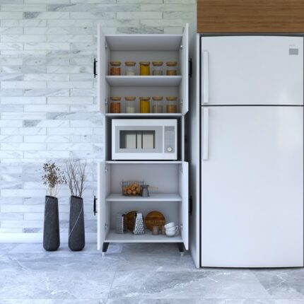 ESMOPA MOBİLYA Çok Amaçlı Fırın, Kiler, Banyo, Balkon Dolap Büyük Boy Fırın Kabini - Görsel 3