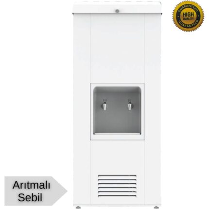 Evora Sanayi Tipi Sebil 100 Lt. Soğutmalı Arıtmalı Beyaz Boyalı Endüstriyel Su Sebili