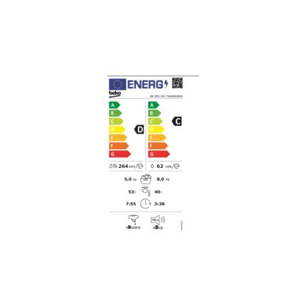Beko Bk 851 Ykı Kurutmalı Çamaşır Makinası - Görsel 5