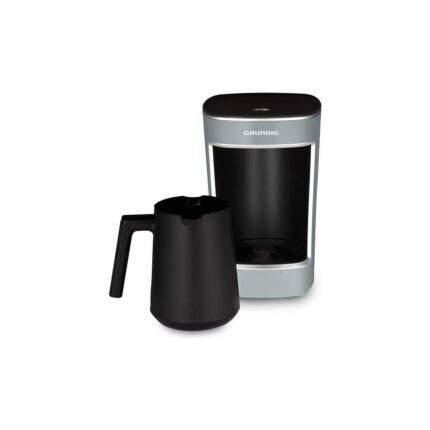Grundig TKM 1342 G Türk Kahve Makinesi - 5 Fincan Kapasitesi, Otomatik Kapanma Özelliği, Koyu Gri Renk - Görsel 2
