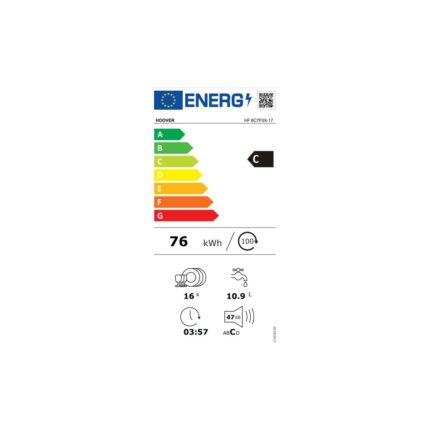 Hoover HF 6C7F0X-17 8 Programlı Wi-Fi  Bağlantılı Bulaşık Makinesi - Görsel 5