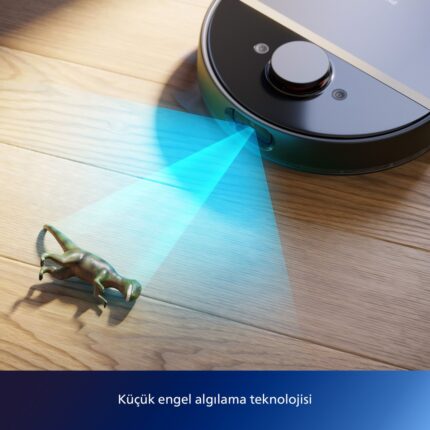 Philips XU7000/01 7000 Serisi HomeRun Aqua Islak Kuru Robot Süpürge, Sarj istasyonlu, Koyu Siyah ve Altın Sarısı, - Görsel 4