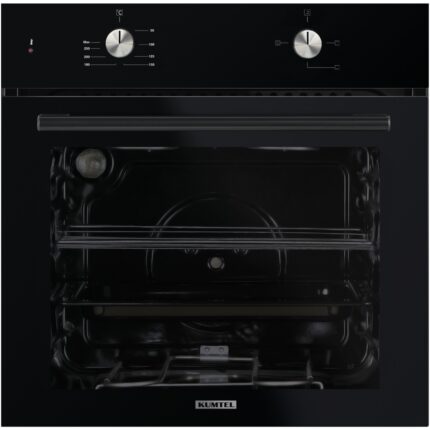 Kumtel Home Siyah Cam Ankastre Set (DA6-830 Davlumbaz + KO-40 TAHDF Ocak+ B66-S2 Fırın) - Görsel 2