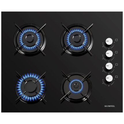 Kumtel Home Siyah Cam Ankastre Set (DA6-830 Davlumbaz + KO-40 TAHDF Ocak+ B66-S2 Fırın) - Görsel 3