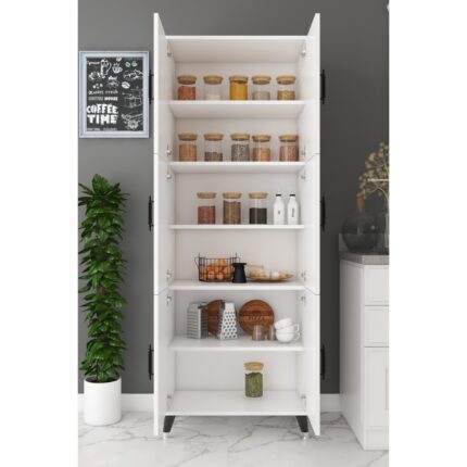 ESMOPA MOBİLYA Çok Amaçlı Kiler, Mutfak, Banyo, Balkon, Ayakkabılık Dolabı - Görsel 3