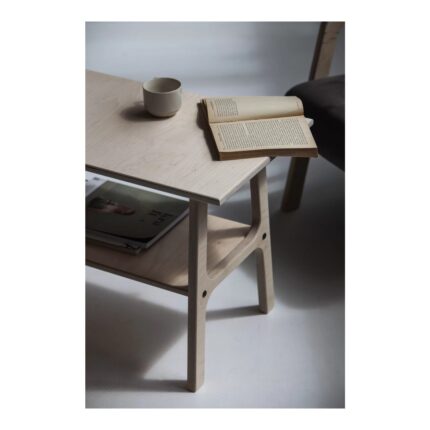 Zeo Wood Design Doğal Ahşap Orta Sehpa - Görsel 3