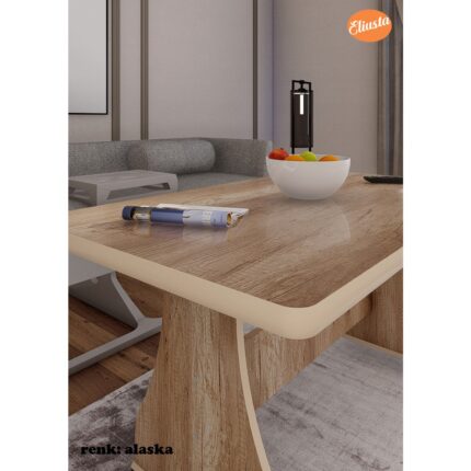 Eliusta Mdf Tekerlekli Yemek Masası - Görsel 4