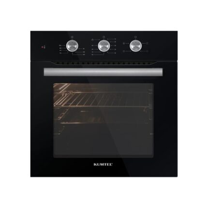 Kumtel Turbo Fanlı Siyah Ankastre Fırın B66 - SF2 ( 4 pro 3 düğme )