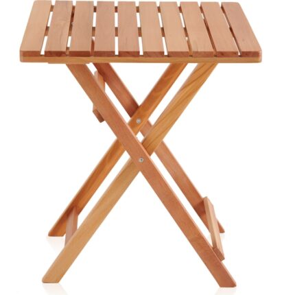 Just Home Katlanır Kayın Ahşap Bistro Set - Meşe - Görsel 5