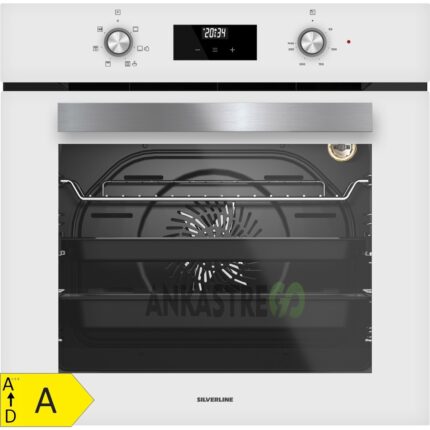 Silverline BO6502W02 - CS5365W01 - 3457 Soho 60 Beyaz Cam Ankastre Set - Görsel 2