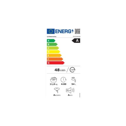 Lg F4Y7EYWYW A Enerji Sınıfı 11 kg 1400 Devir Çamaşır Makinesi Beyaz - Görsel 4