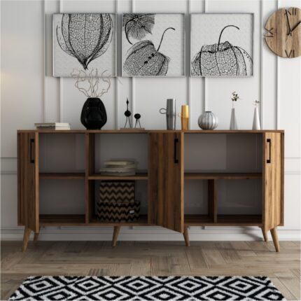 Mezza Exxen Ahşap Ayaklı Modern Konsol 1622 - Görsel 4