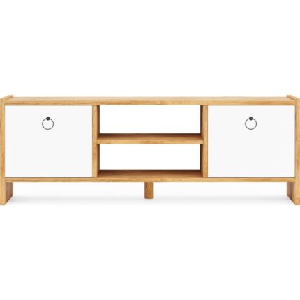 İntergo Modern Tasarımlı Kapaklı TV Ünitesi - Yonga Levha, 120x29x44 cm, Salon İçin Şık Mobilya - Görsel 5