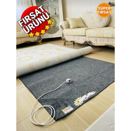 Ömser Hot 180 x 280 cm  Keçeli Elektrikli Halı Altı Isıtıcı Yerden Isıtma (Floor Heating)