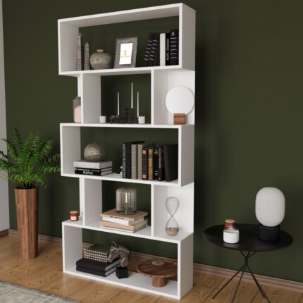 Remaks XL 6 Raflı Kitaplık Beyaz - Görsel 2