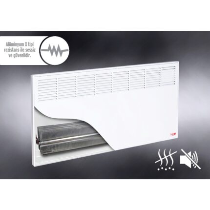 İvigo Elektrikli Panel Konvektör Isıtıcı Manuel 2500 Watt Beyaz Epk4590m25b - Görsel 4