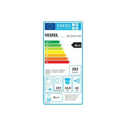 Vestel  Km 107202 G WIFI 10 kg Kurutma Makinesi - Görsel 2