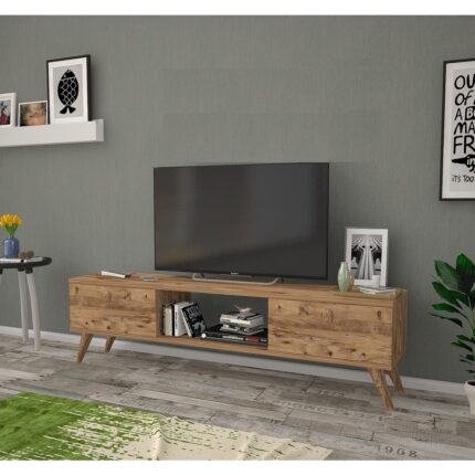 Ankara Mobilya Emre Atlantik Çam 140 cm Tv Sehpası - Görsel 2